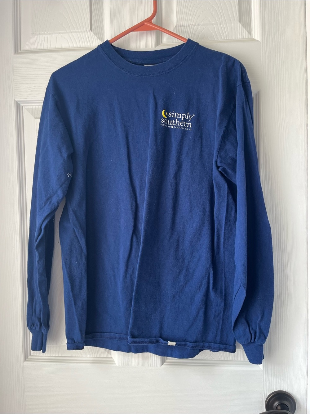 Simply Southern Women’s Long-Sleeve Tee — Navy Blue